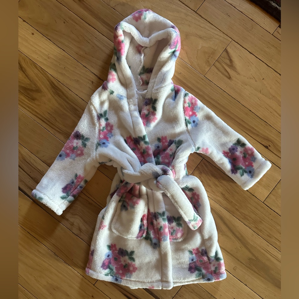 Floral Kids Bathrobe/ Coverup